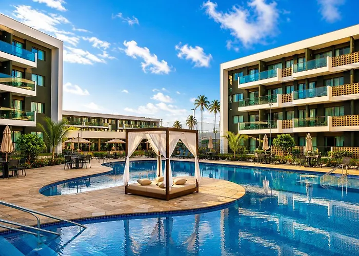 Mana Beach Top - Vista Piscina, 2Qts, Poucos Metros da Praia-Muro Alto